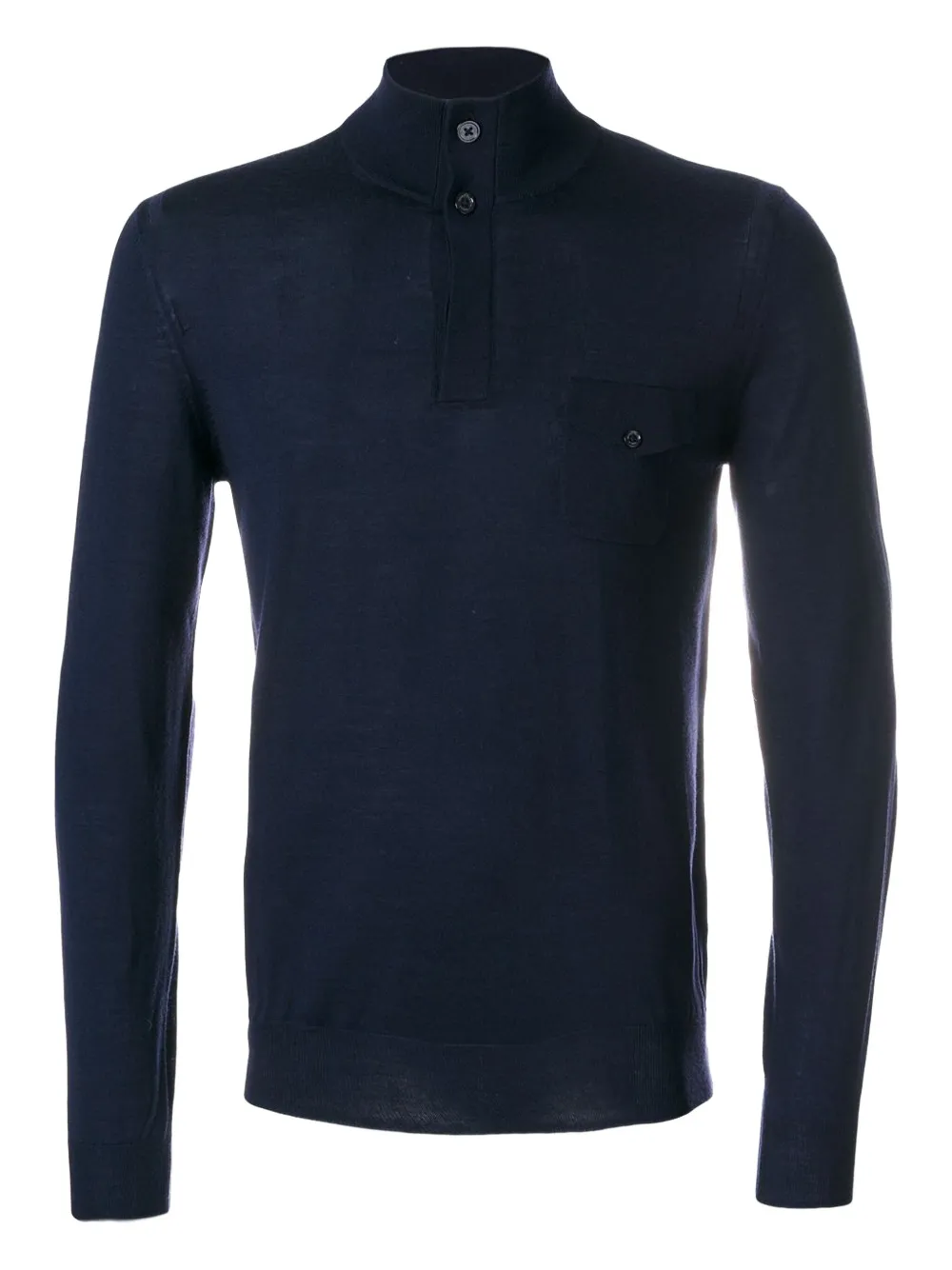 

Джемпер с высоким горлом Paolo Pecora, синий