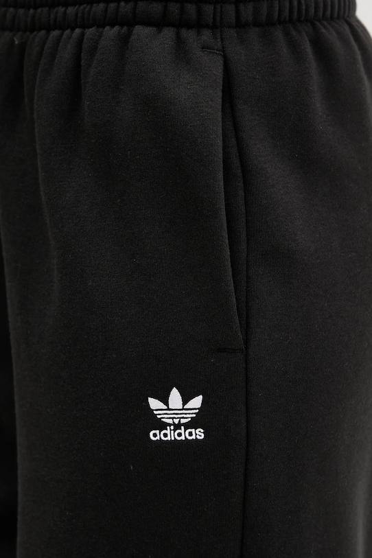 Широкие флисовые спортивные брюки Essentials Adidas Originals, черный — фото 4