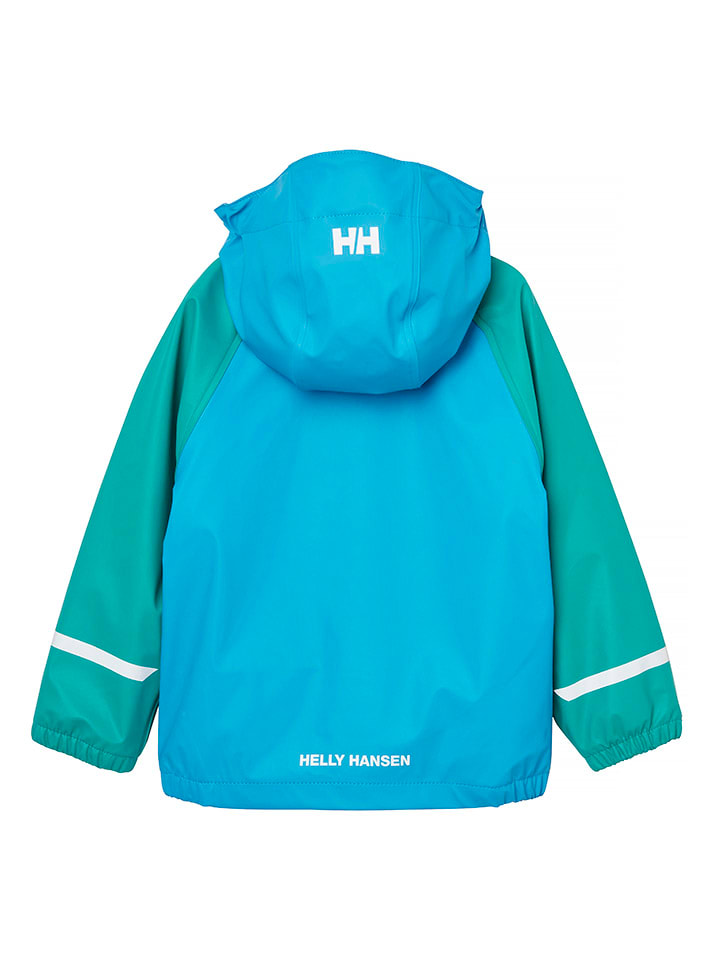 Helly Hansen Дождевой комплект из двух частей "Берген 2.0" сине-зеленого цвета — фото 2