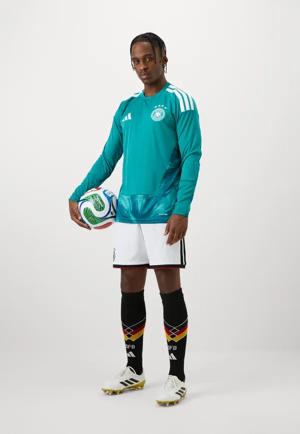 Футболка вратарская Германия DFB 26 Home Long Sleeve National Team Wear Adidas Performance, активный зеленый — фото 2