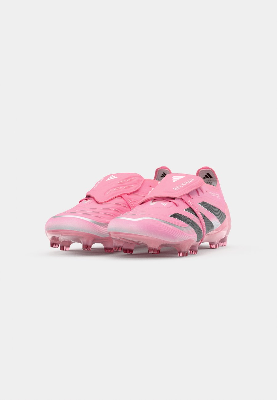 Кроссовки Adidas Performance PREDATOR ELITE FOLD-OVER TONGUE FIRM GROUND FOOTBALL BOOTS, Beam Pink/Core Black/Footwear White/Light Pink — фото 4