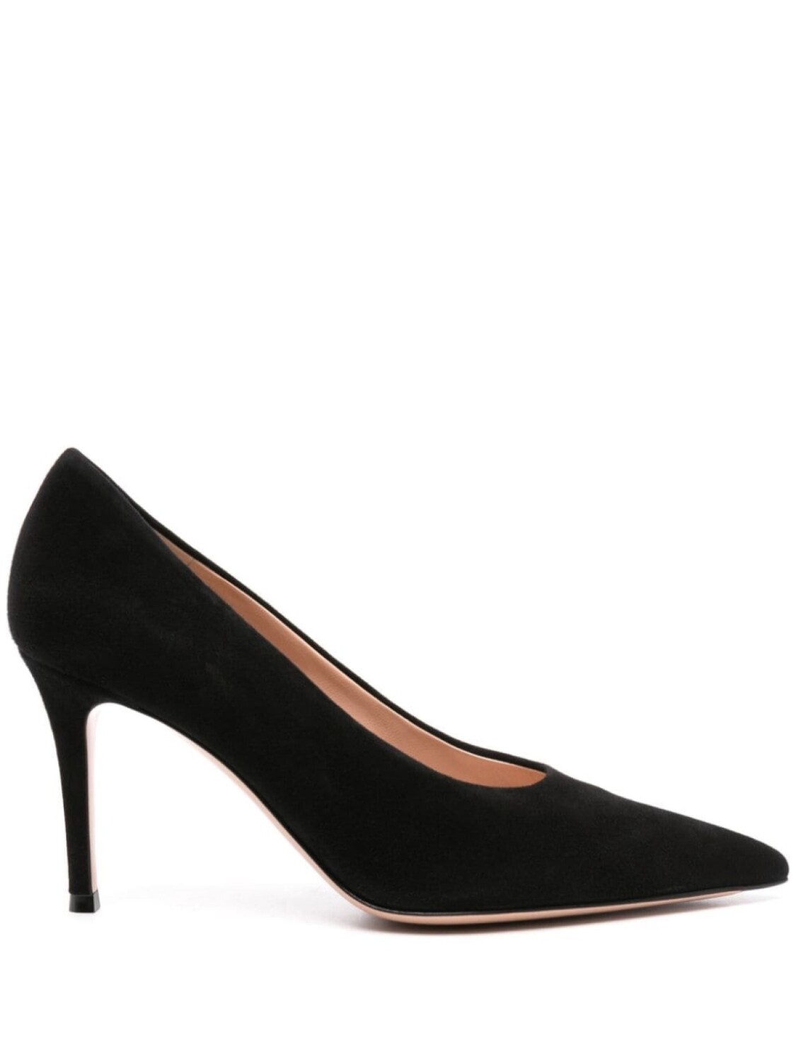 Gianvito Rossi туфли-лодочки Gianvito 70 мм из замши, черный