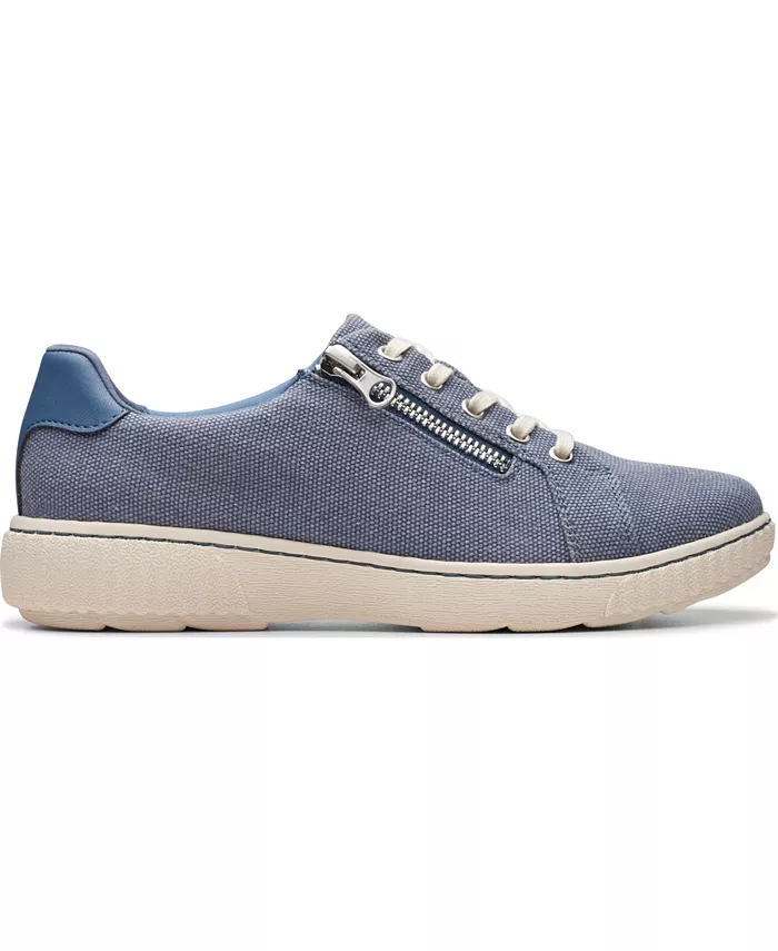Женские кроссовки Caroline Echo Slip On Clarks, синий — фото 2