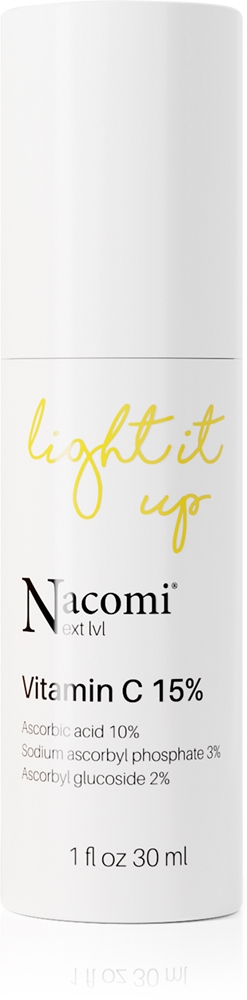 

Осветляющая сыворотка Next Level Light It Up с витамином С Nacomi, 30 мл