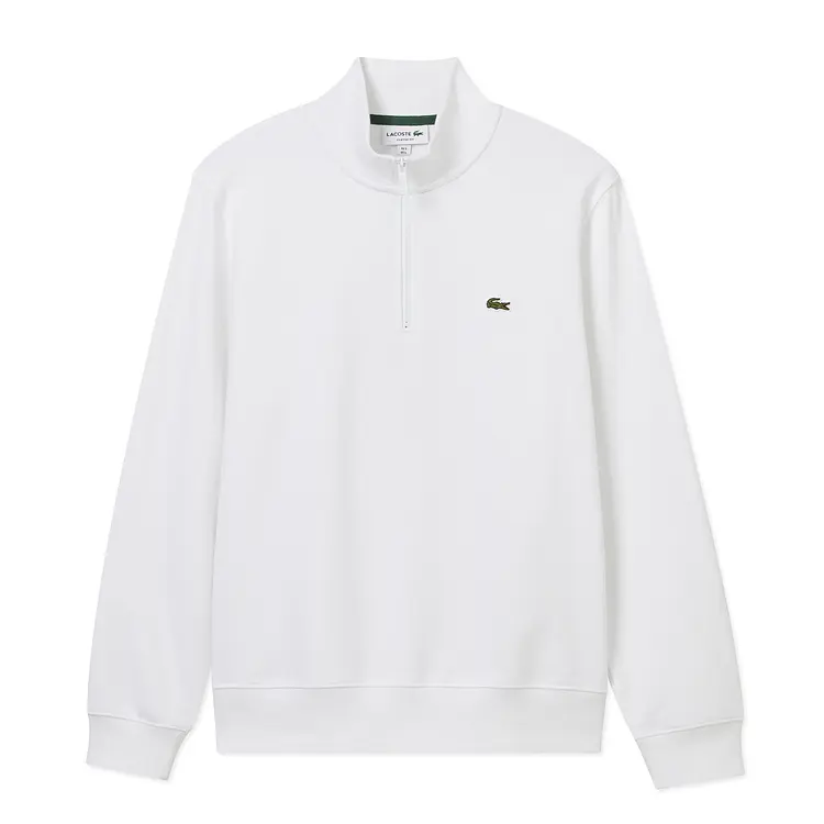 Свитшот LACOSTE с нашивкой логотипа, молочный кофе — фото 4