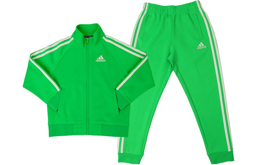 

Adidas Повседневная спортивная одежда для детей, зелено-белая