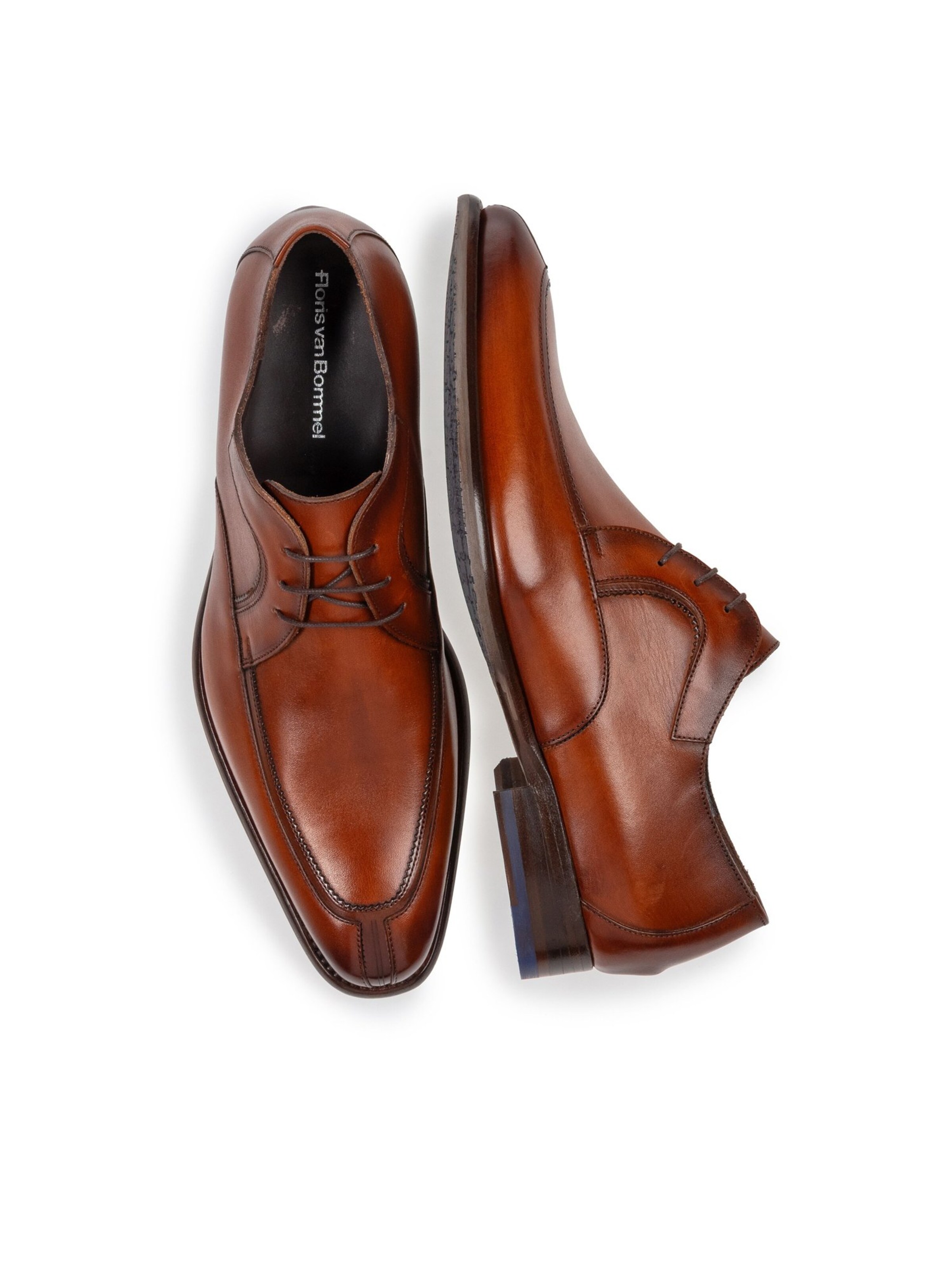 Floris van Bommel Шнурованные туфли 'De Stijler 43' в цвете Cognac — фото 3