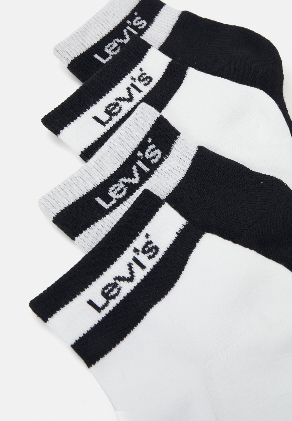 

Носки MID CUT SPORT UNISEX 4 PACK Levi's, черный