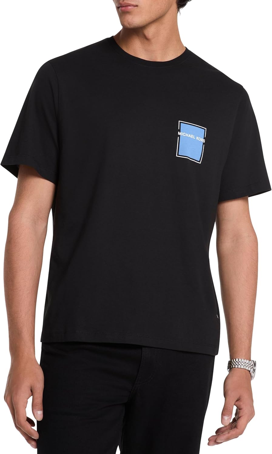 

Мужская футболка с графическим принтом Michael Kors, Black, Черный, Мужская футболка с графическим принтом Michael Kors, Black