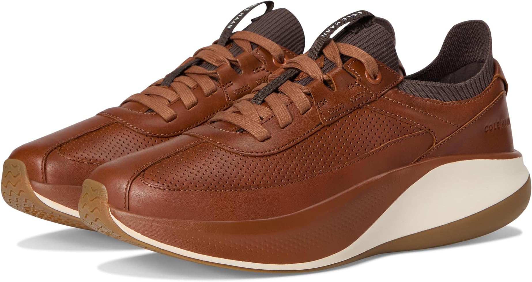 

Кроссовки Cole Haan Grandpro All Day Leather Runners, цвет Brit Tan/Dark Chocolate/Natural