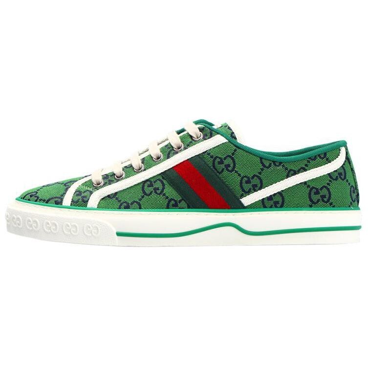 Кеды теннисные Gucci 1977 женские, зеленый