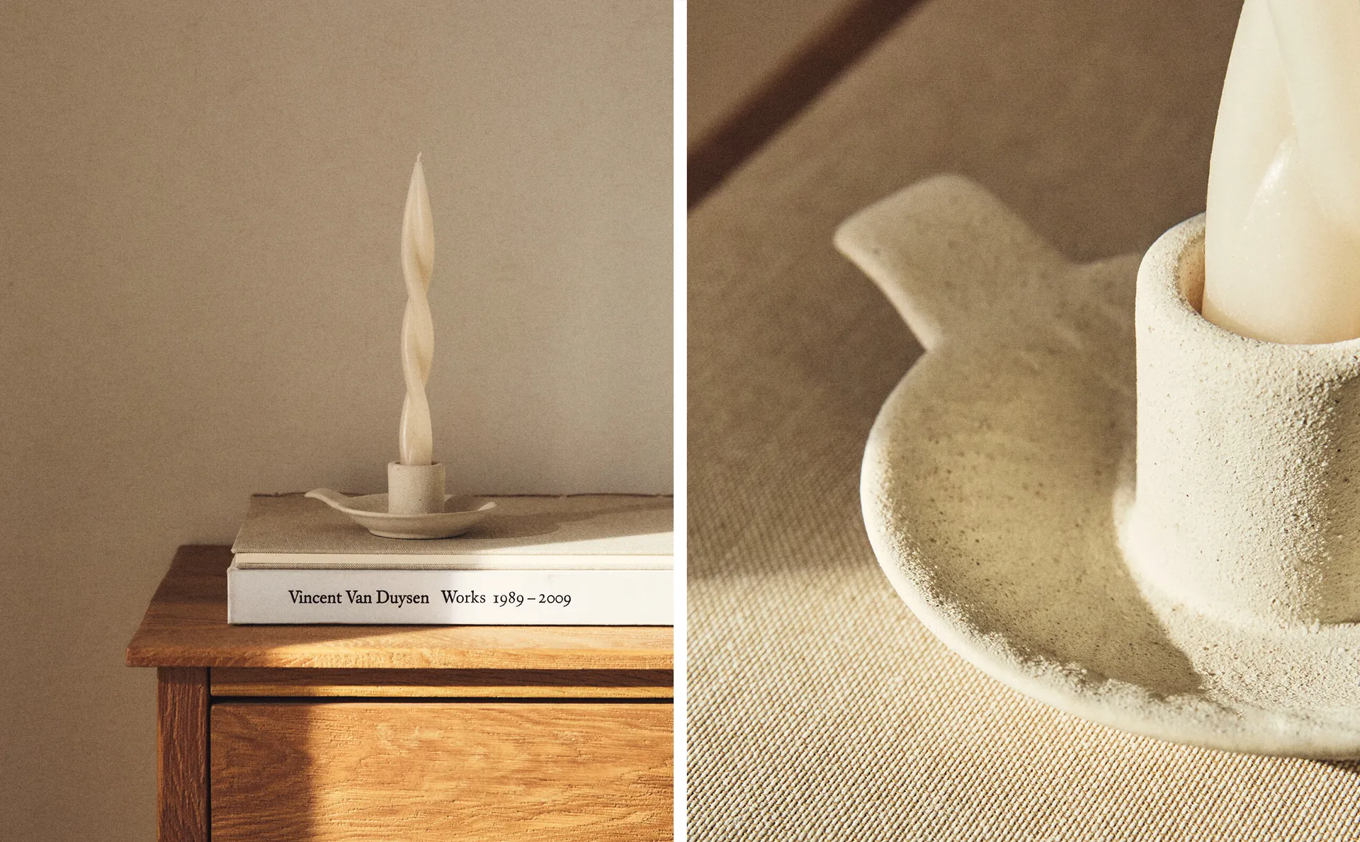 

Керамический подсвечник Zara Home, серый