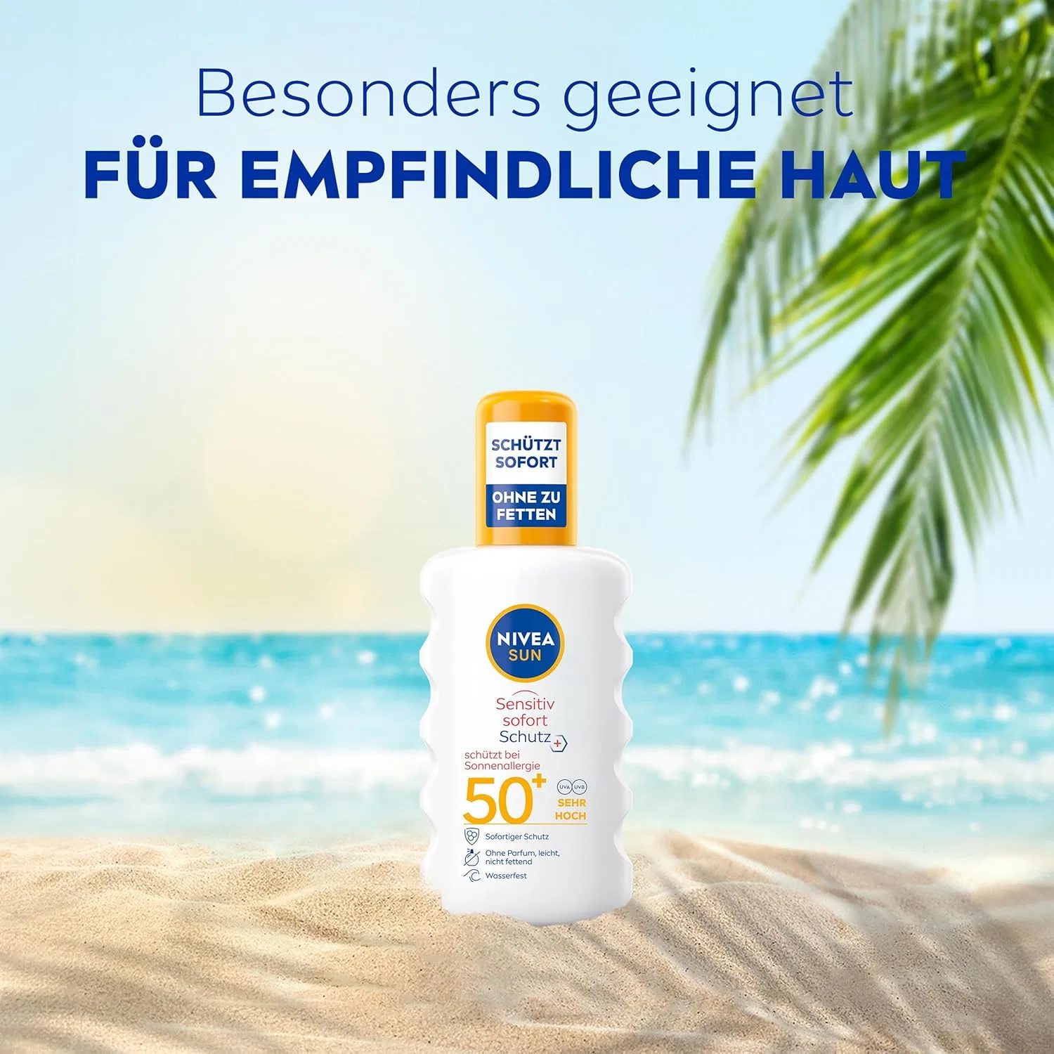 Солнцезащитный спрей «Sensitive Instant Protection SPF 50+» от NIVEA SUN Nivea Sun — фото 3