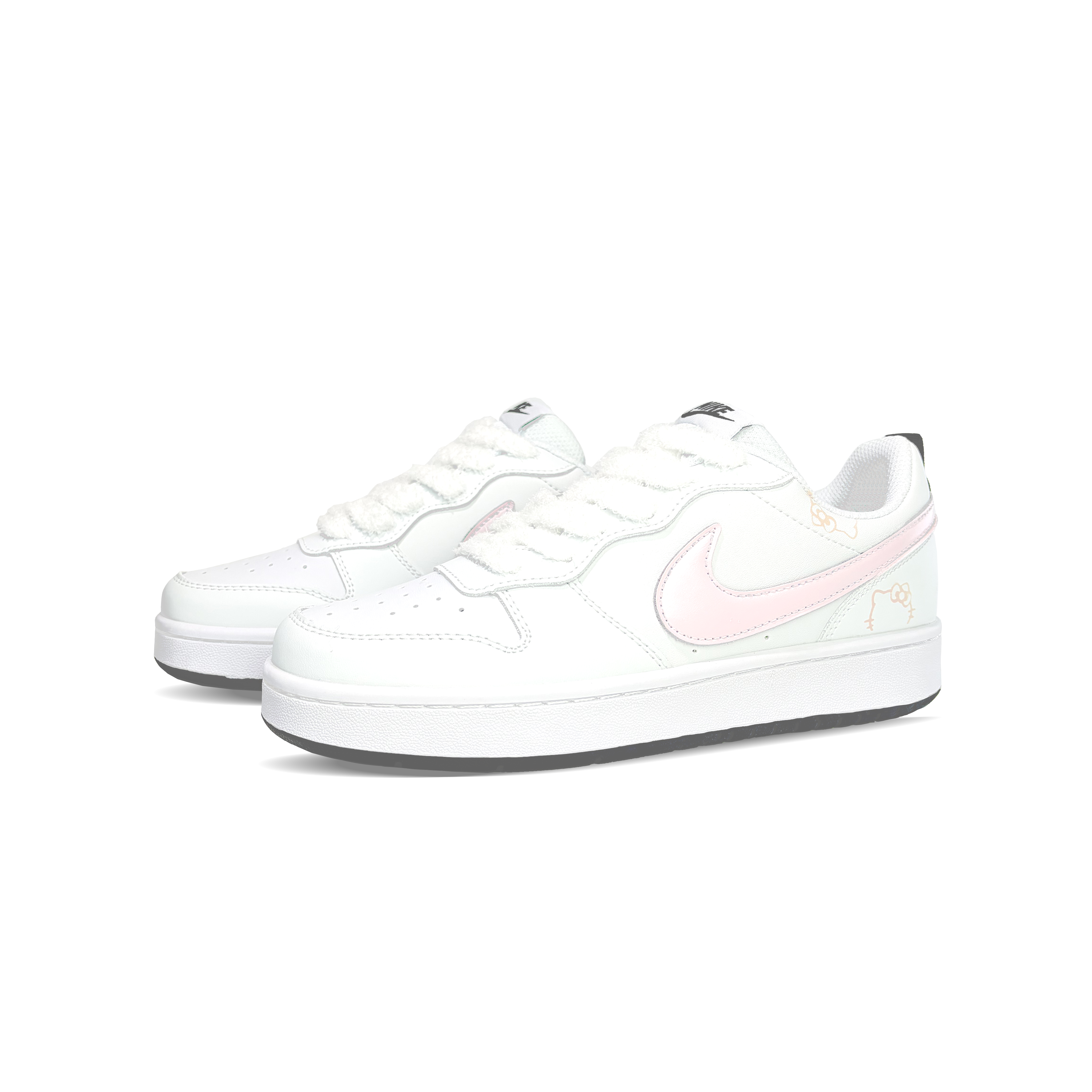 Nike Кроссовки Court Borough Misty Island Grass из синтетической кожи, устойчивые к истиранию, дышащие, низкие — фото 4