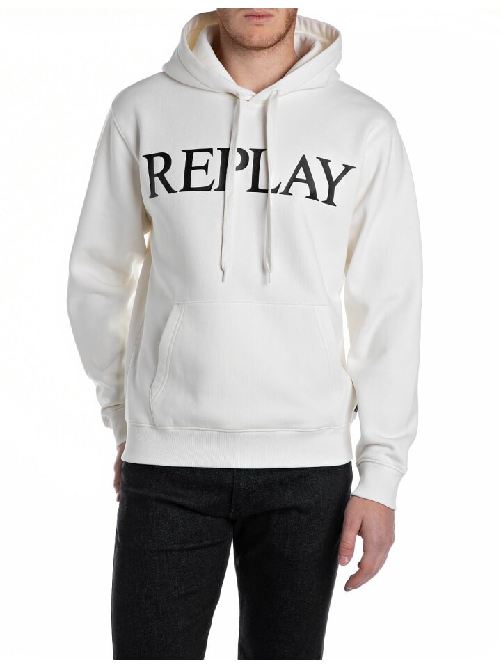 

Толстовка Replay Sweatshirt BRUSHED FLEECE, белый