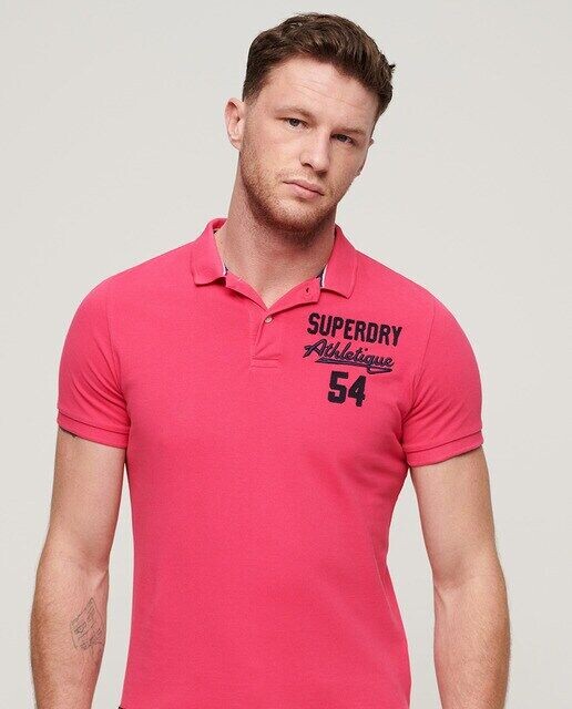 

Мужское поло Superstate Superdry, розовый