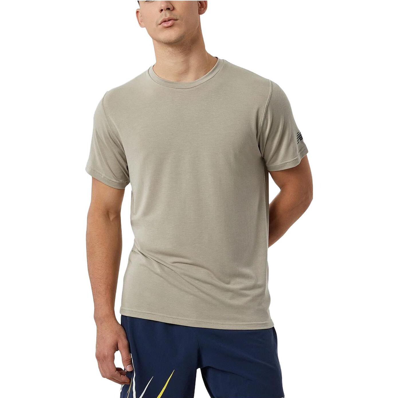

Футболка мужская хаки New Balance, хаки