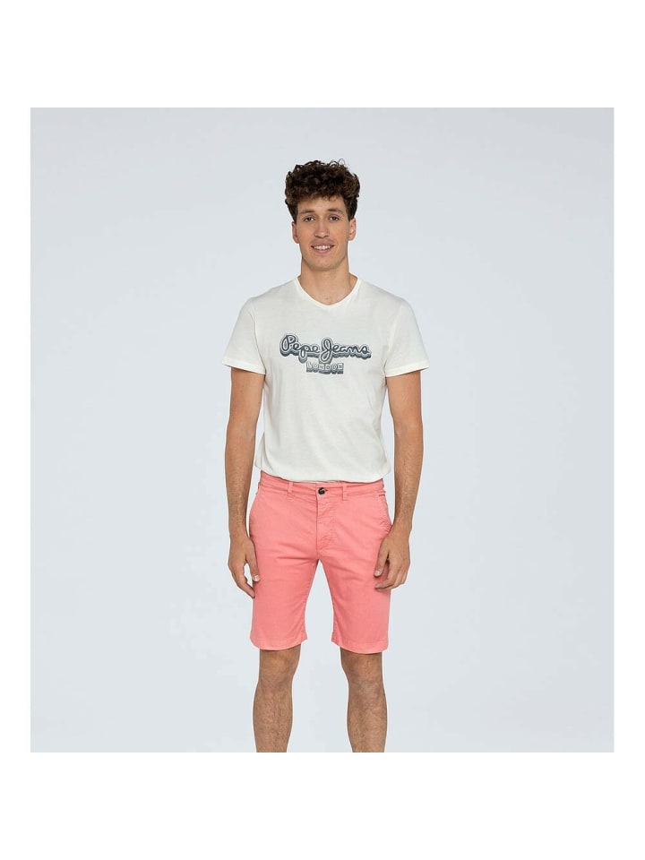 

Тканевые шорты Pepe Jeans, розовый