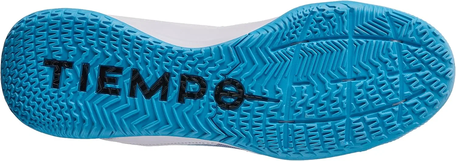 Женские кроссовки Nike Tiempo Legend 9 Academy IC, White, Black, Balt Blue, Pink Explosion — фото 2