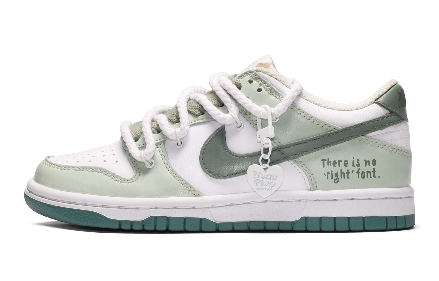 

Кроссовки Nike Dunk Skateboard Shoes Women's Low-Top White/Green