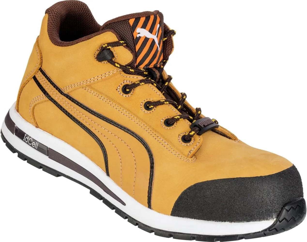 Рабочие кроссовки PUMA Safety Dash Wheat MID S3 HRO SRC, защитная обувь, защитный ботинок из стекловолокна, защита от проколов, без металла, термостойкие, мужские