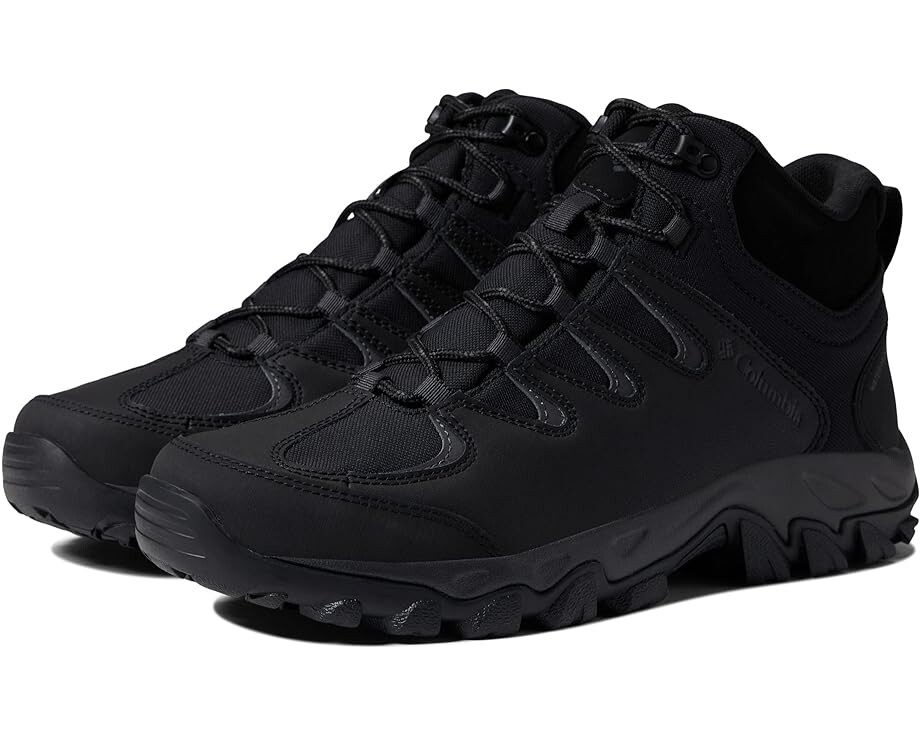 

Походные ботинки Columbia Buxton Peak Mid II, цвет Black/Shark