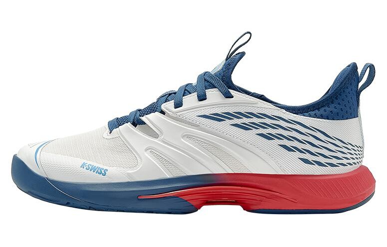 

Теннисные туфли мужские низкие белые/синие/красные Kswiss