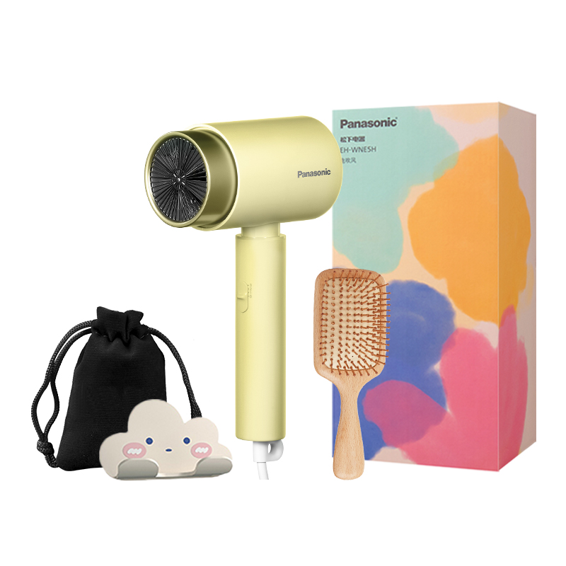 

EH WNE5H Фен для волос 1800W Panasonic, EH-WNE5H yellow + massage comb + storage bag + hair dryer stand
