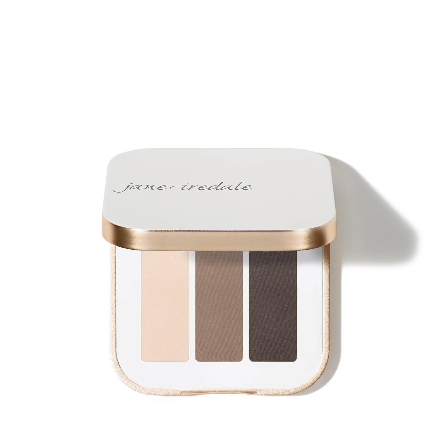 Тени для век Jane Iredale PurePressed Eye Shadow Triple, высокопигментированные минеральные тени для век, стойкая формула, предотвращающая скатывание, безопасны для чувствительной кожи вокруг глаз., Riverstone