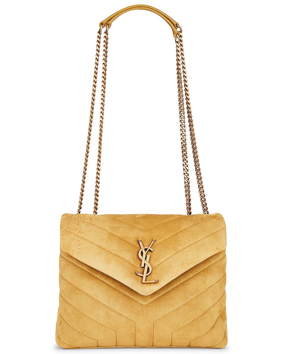 

Сумка кросс-боди Saint Laurent Small Monogramme Loulou, цвет Light Char