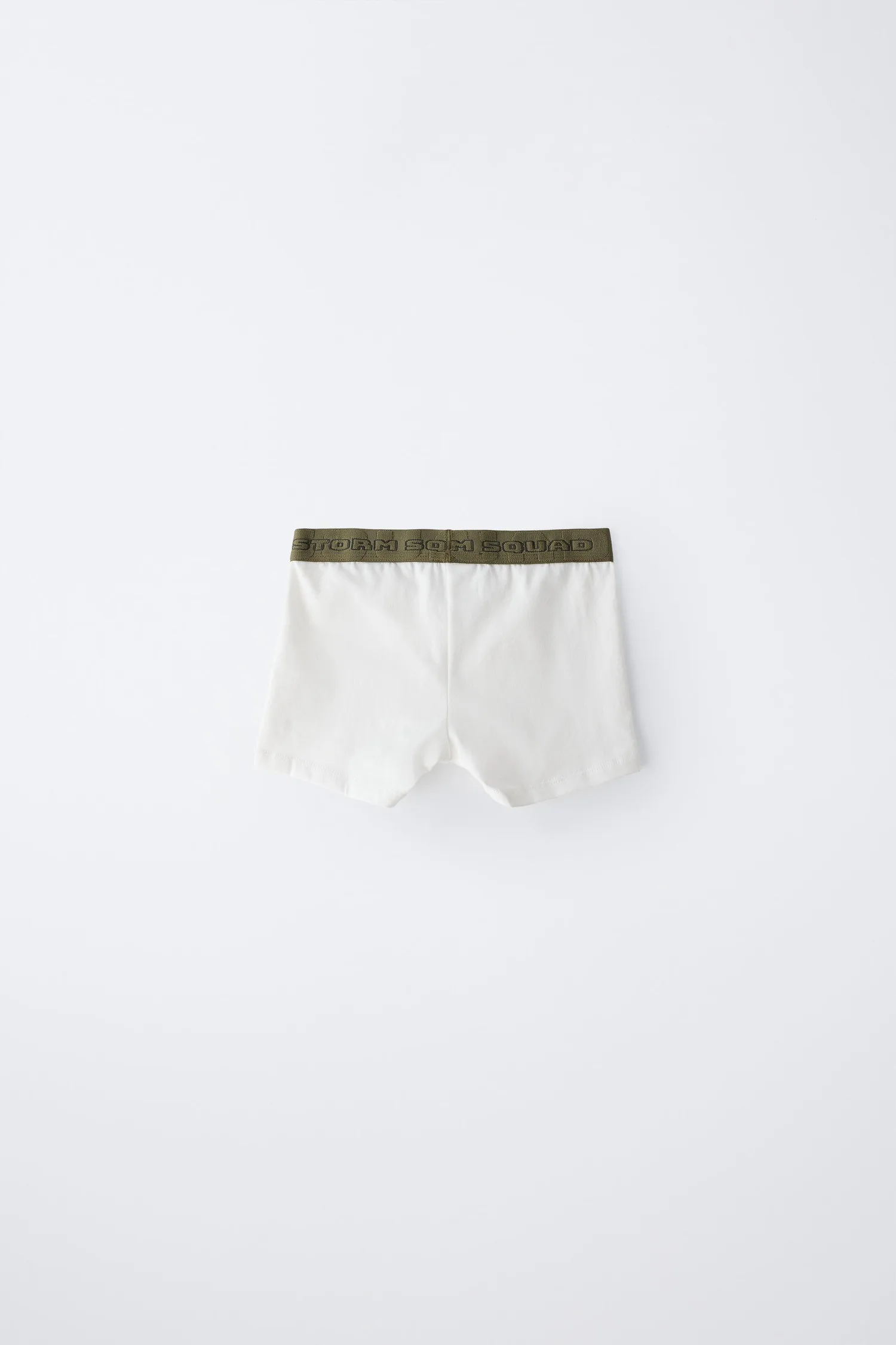 Для детей 6-14 лет / набор из 3 боксеров с тисненым текстом Zara, мультиколор — фото 4