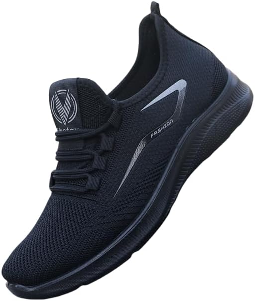 

Кроссовки Azttoztto для мужчин на шнуровке и слипоны - сетчатые кроссовки - легкие и дышащие, черный