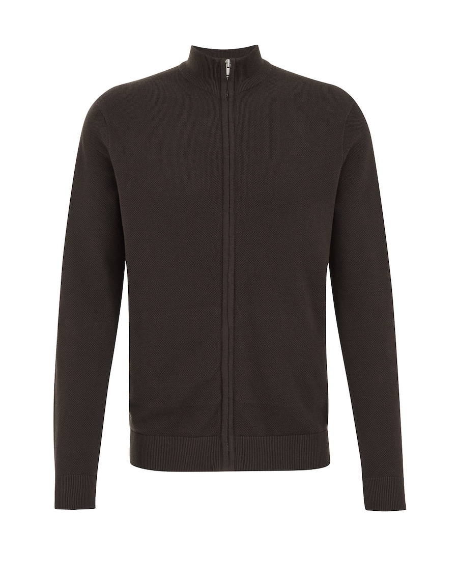 

Вязаный кардиган WE Fashion, темно-коричневый