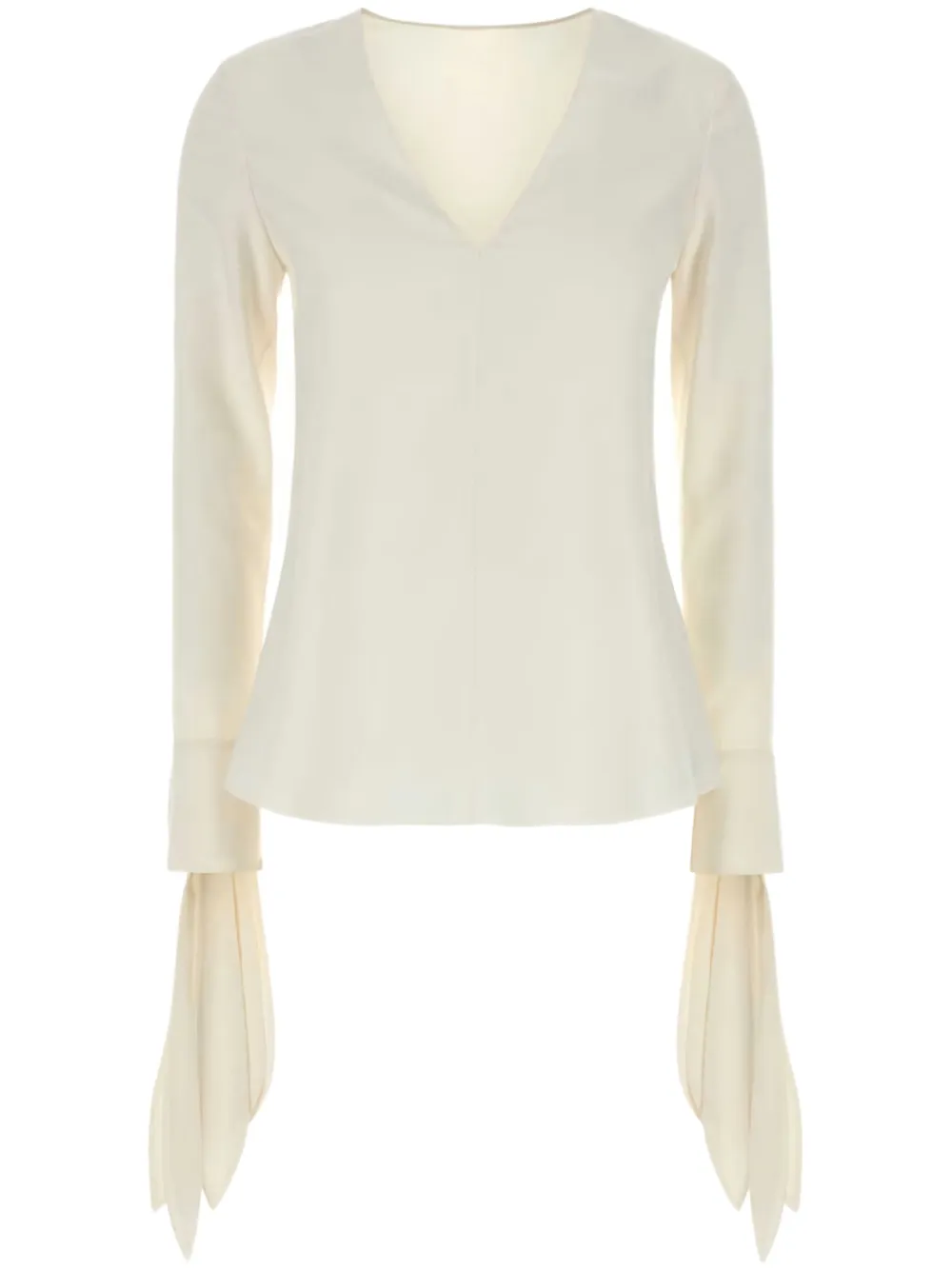 

Блузка с оборками Givenchy, белый