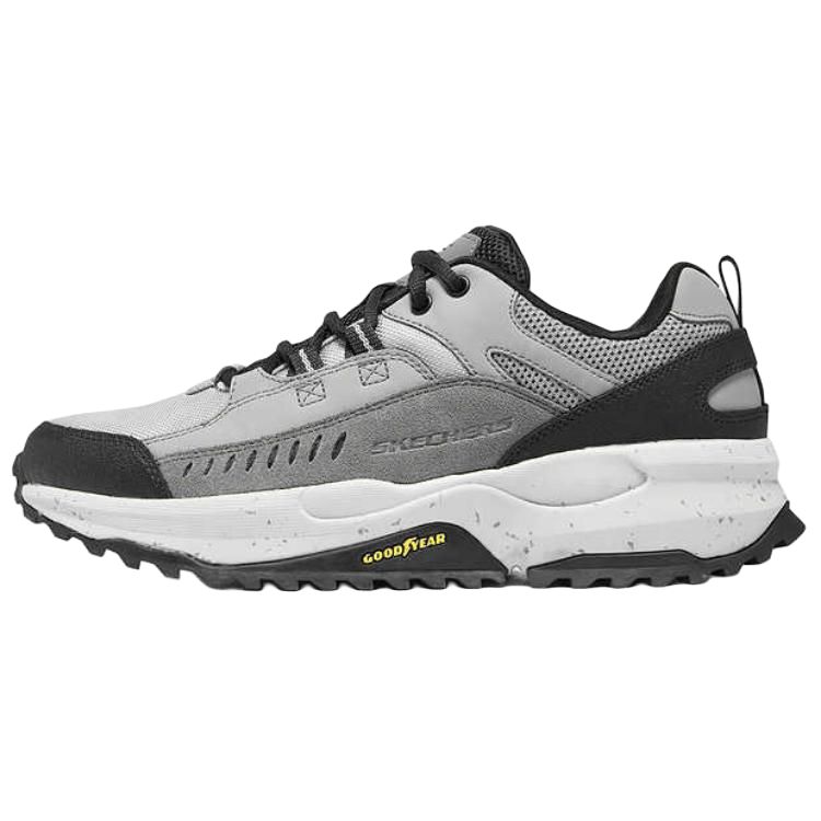 

Низкие повседневные туфли мужские серые Skechers, Gray
