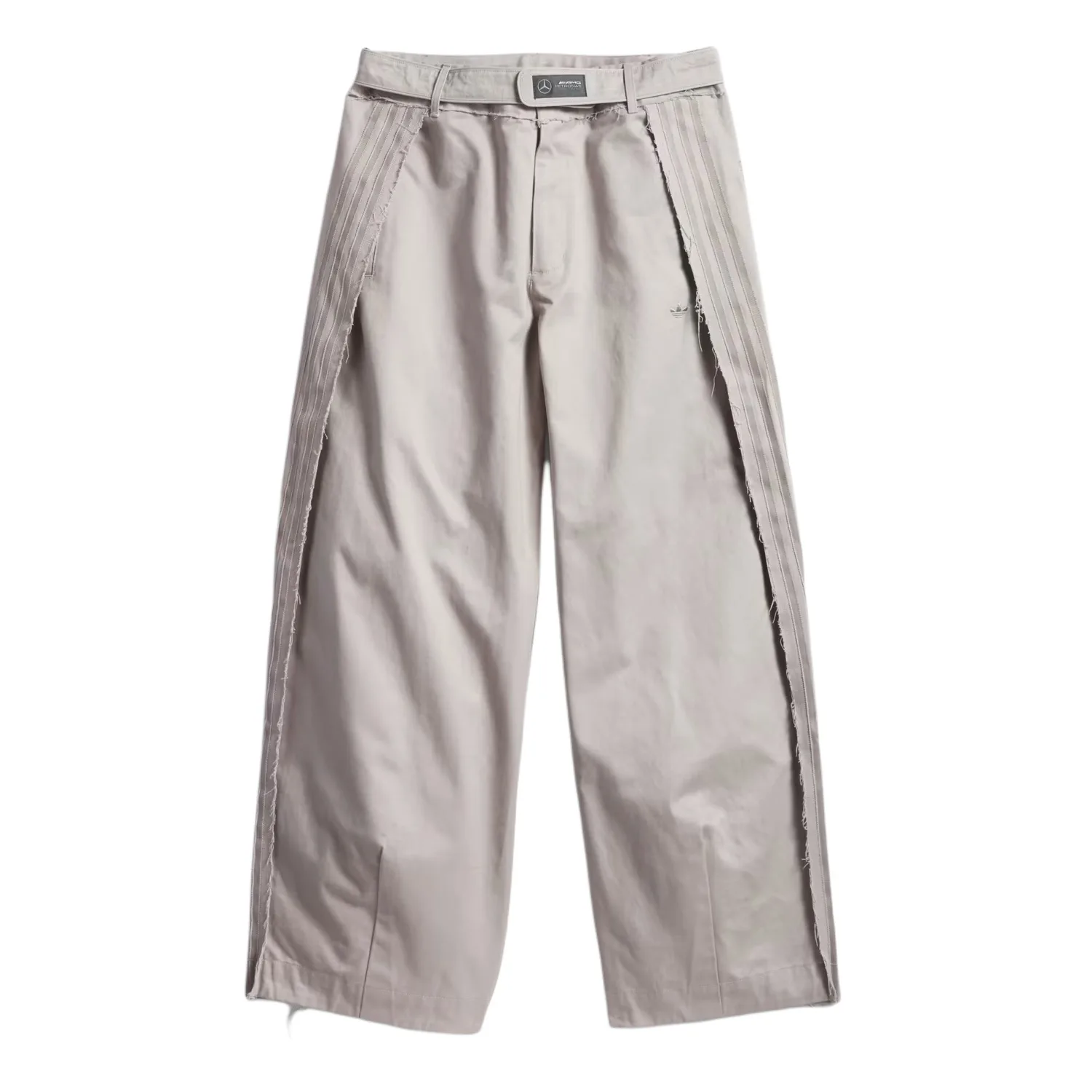 Брюки с потертой полосой Mercedes Adidas Originals, Chromium Gray