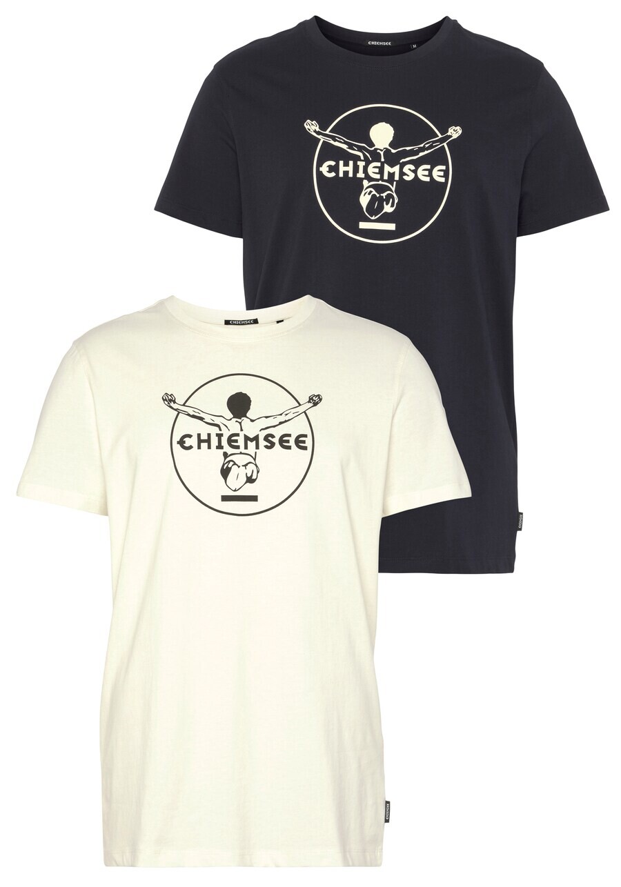 

Классическая футболка CHIEMSEE Shirt, цвет beige/black