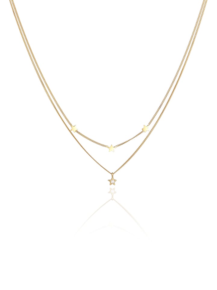 

Elli Колье из серебра 925 пробы со звездами, звезда в золоте