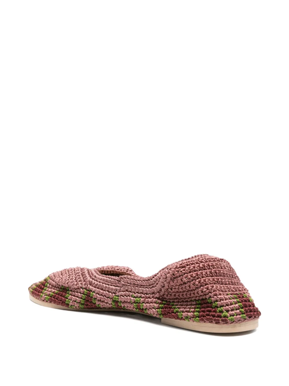 Балетки в технике кроше SLO_HAND_MADE, розовый — фото 3