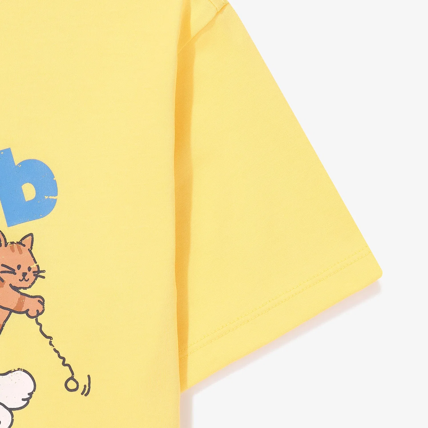 Детская футболка Pet Club с коротким рукавом жёлтая от Fila Kids — фото 4