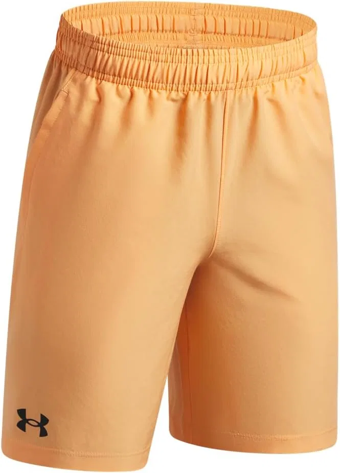 Детские шорты Under Armour Performance Woven Shorts, (870) Orange Bloc//Black — фото 2