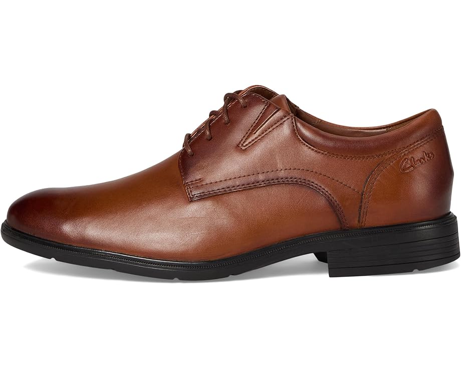 Мужские оксфорды Clarks Steadwell Lace, Dark Tan Leather — фото 4