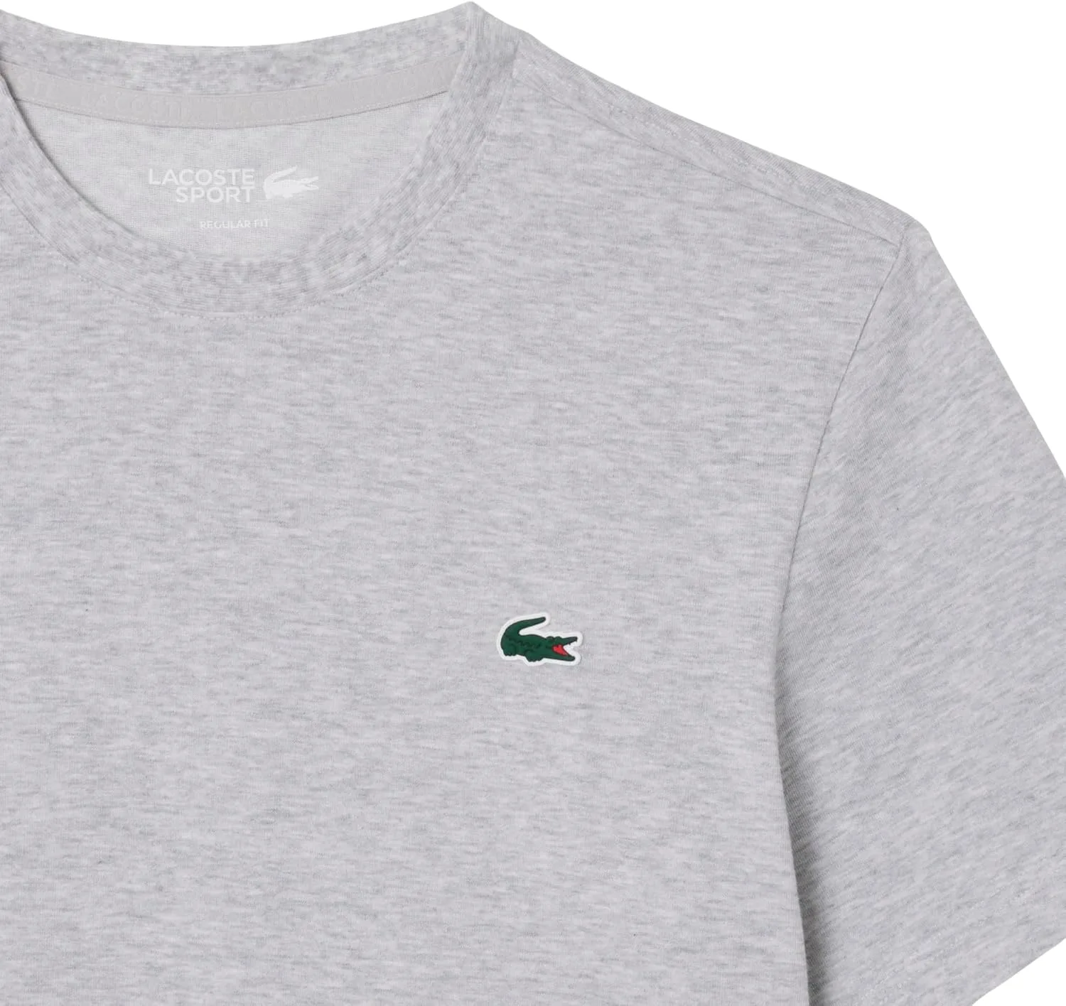 Футболка Lacoste Sport Printed Ultra-Dry, мужская, серебристый — фото 2