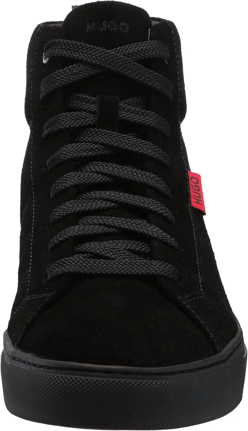 Высокие кроссовки Hugo Mens Essential Cupsole из замши, черный — фото 2