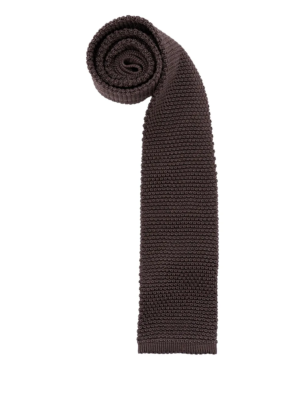 

Трикотажный галстук Brunello Cucinelli, коричневый