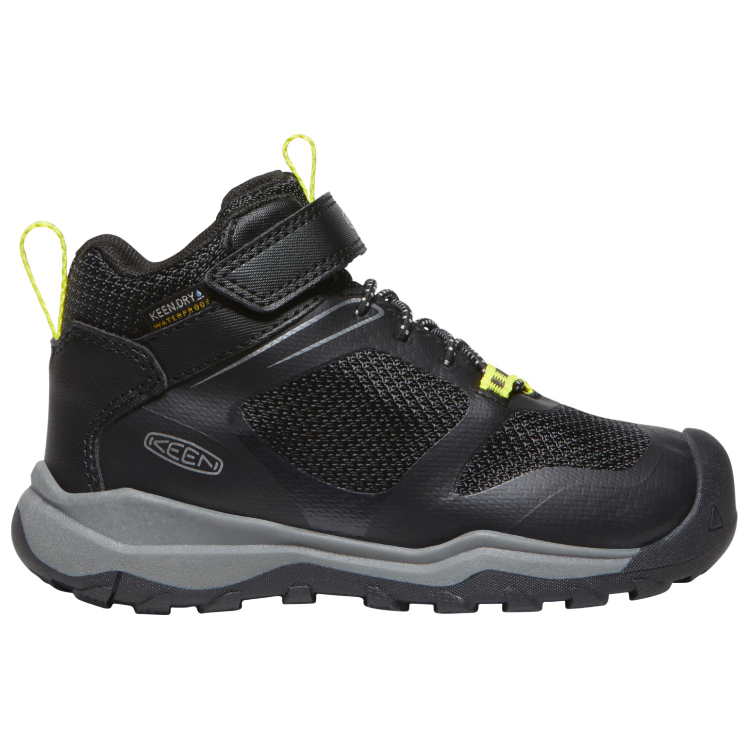 

Ботинки для прогулки Keen Kid's Wanduro Mid WP, цвет Black/Silver