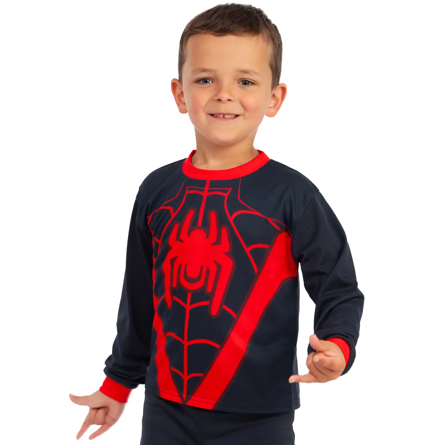 Пижама Miles Morales Spider-Man для мальчиков Marvel, мультиколор — фото 3