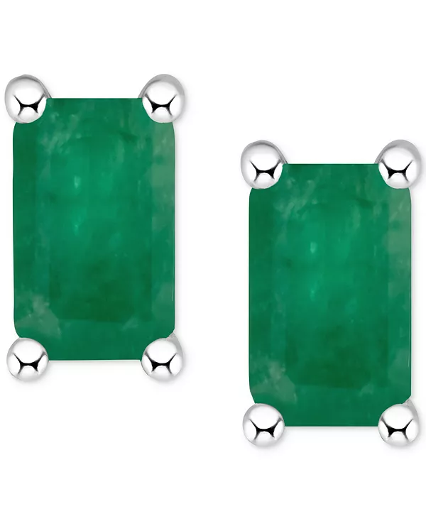 

Серьги-Гвоздики с танзанитом (1/2 карата) из 14-каратного белого золота (также с изумрудами, сапфирами и рубинами) Macy'S, emerald