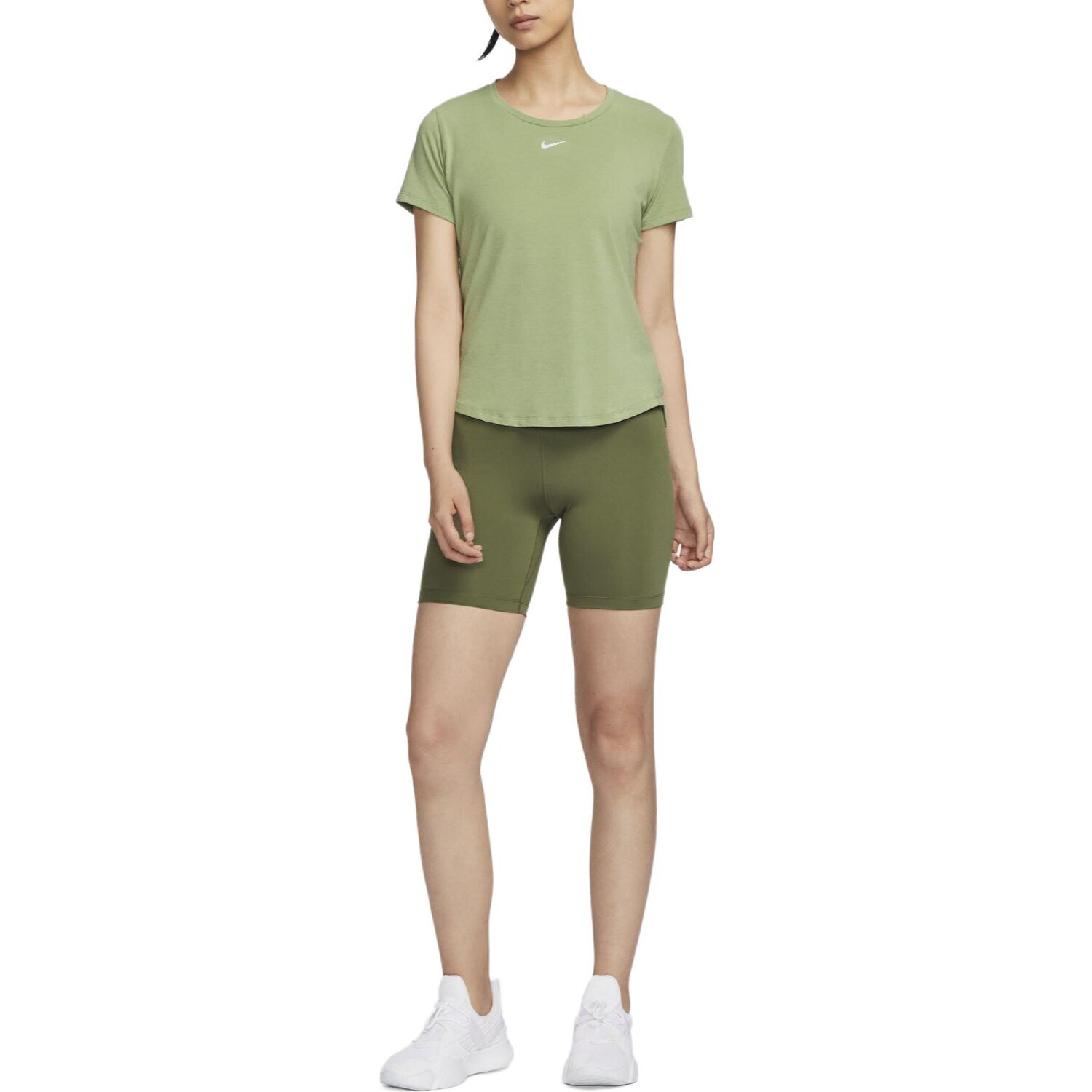 Футболка женская Oil Green Nike — фото 3