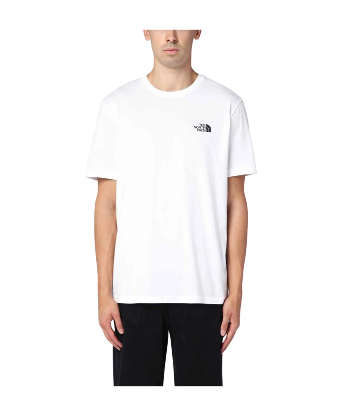

Футболка с круглым вырезом и короткими рукавами The North Face, белый